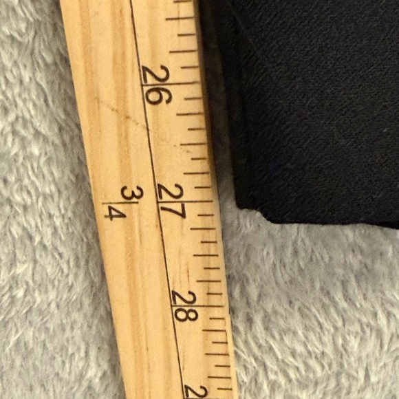 NWT Vintage Napa Studio Black Wool Crepe Trousers – Size 10 Petite, Washable - Picture 14 of 15